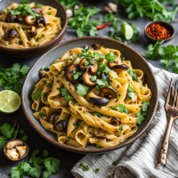 Tandoori Mushroom Pasta